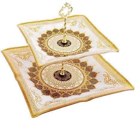 Этажерка 2 уровня, квадрат (7020-32)