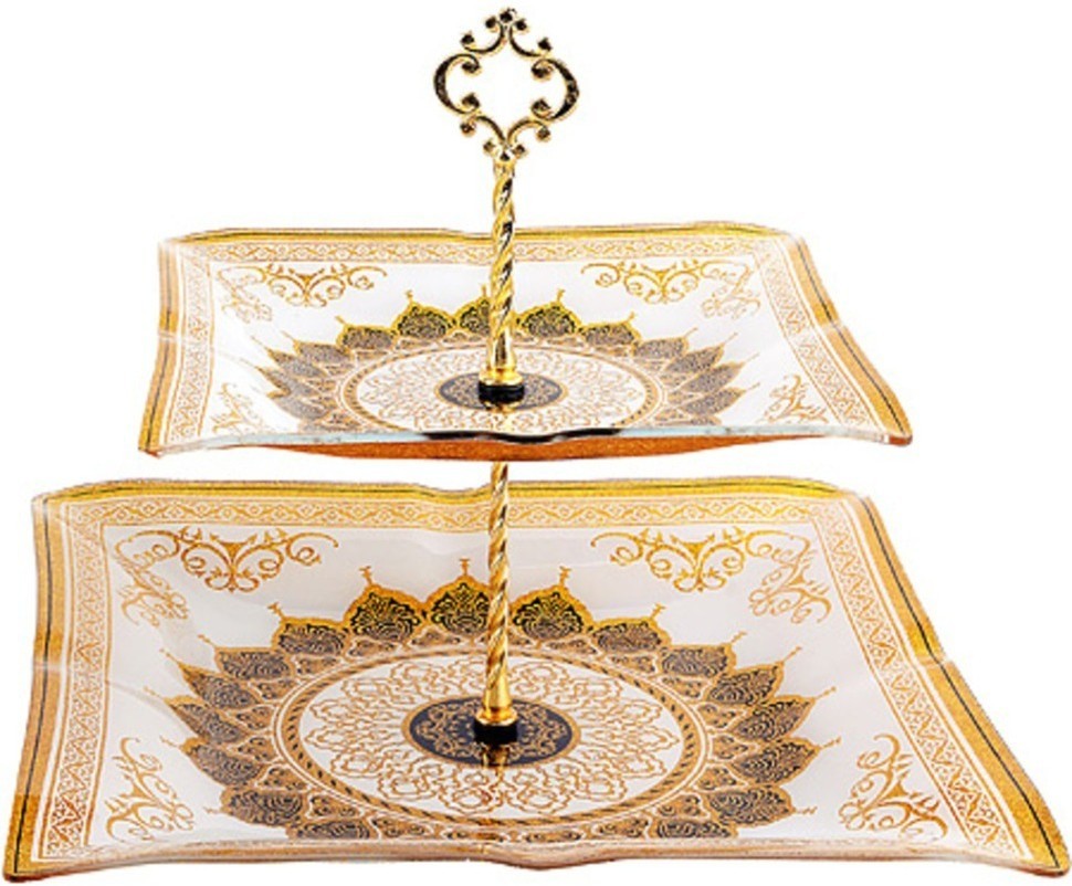 Этажерка 2 уровня, квадрат (7020-32)