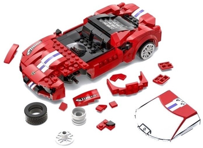 Конструктор CaDa Ferrari 488, 306 элементов (C51072W)