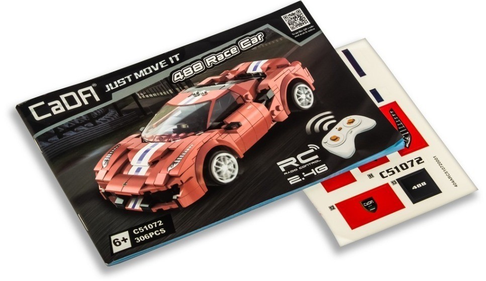 Конструктор CaDa Ferrari 488, 306 элементов (C51072W)