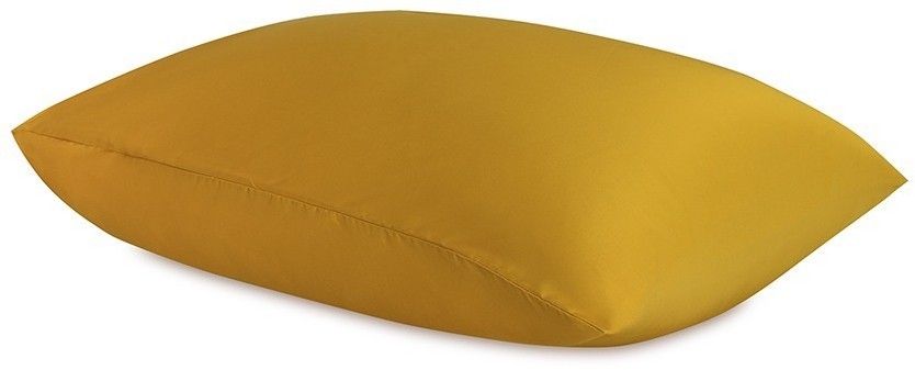 Набор наволочек из премиального сатина горчичного цвета из коллекции essential, 50х70 см (78468)