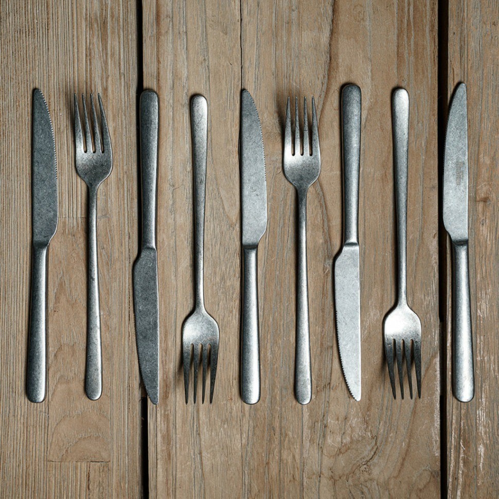 Нож столовый 29420003, нержавеющая сталь 18/10, PVD, stone washed, PINTINOX