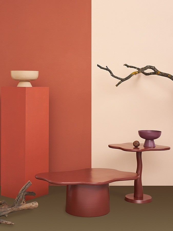 Столик кофейный fluid, 86х56х30 см, сепия (78638)