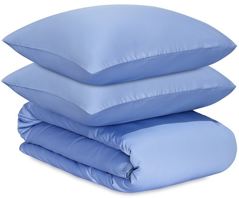 Комплект постельного белья из премиального сатина сиреневого цвета из коллекции essential, 150х200 см (78456)