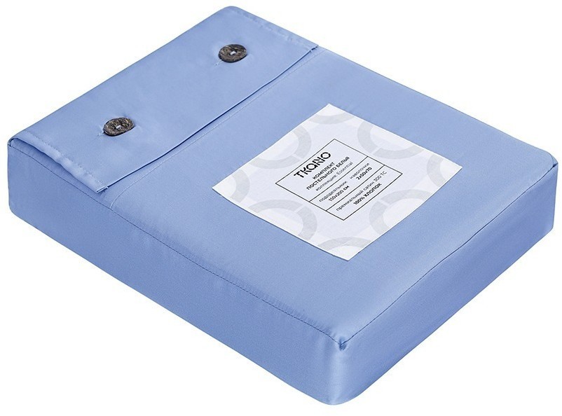 Комплект постельного белья из премиального сатина сиреневого цвета из коллекции essential, 150х200 см (78456)