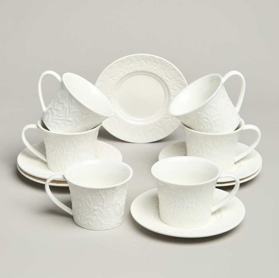 Чайный набор lefard "meadow" на 6 пер. 12 пр. 250 мл (587-222)