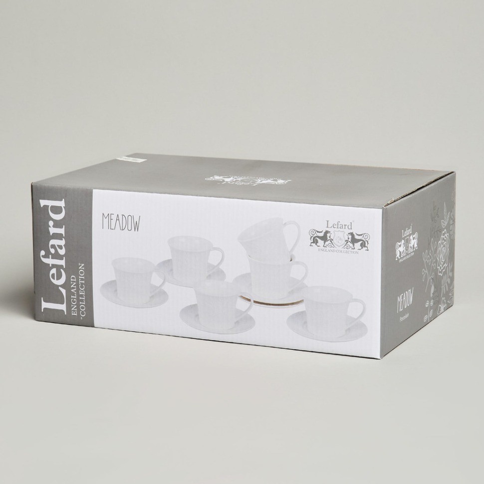 Чайный набор lefard "meadow" на 6 пер. 12 пр. 250 мл (587-222)