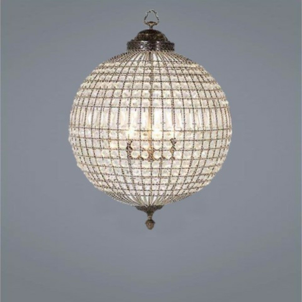 Люстра Казбах 4359SA, металл, стекло, chrom/clear, ROOMERS FURNITURE