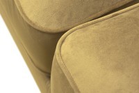 Диван Siena трехм.без мех.,велюр коричневый Colt004 228*92*92см (TT-00011978)