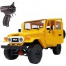 Радиоуправляемый внедорожник WPL Toyota FJ40 желтый 4WD масштаб 1:16 2.4G (WPLC-34-YELLOW)
