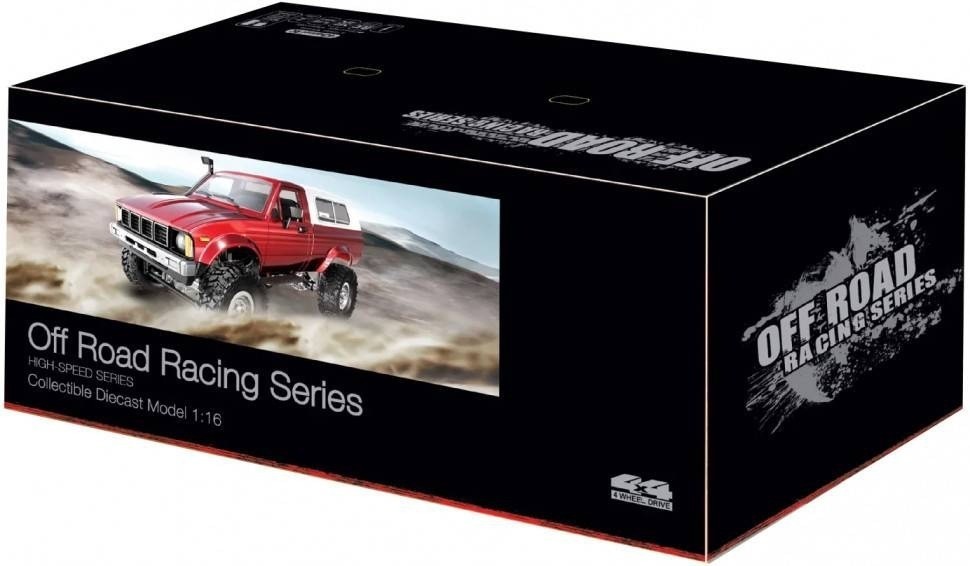 Радиоуправляемый внедорожник WPL Toyota FJ40 желтый 4WD масштаб 1:16 2.4G (WPLC-34-YELLOW)