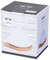 Лимонница lefard &quot;native&quot; 12,5*10,5*8,5 см с крышкой на дерев. подставке (587-185)