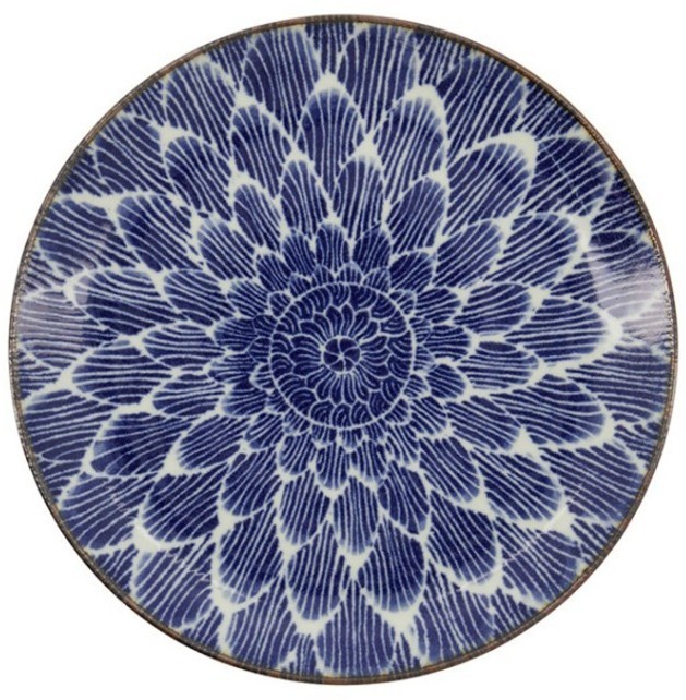 Тарелка 18889, 25, фарфор, blue, TOKYO DESIGN