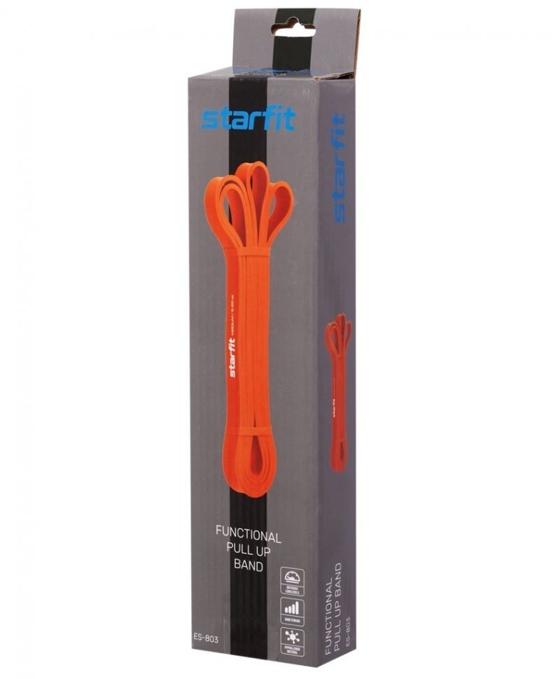 Эспандер ленточный для кросс-тренинга STARFIT ES-803, 11-36 кг, 208х2,9 см, синий (1676093)