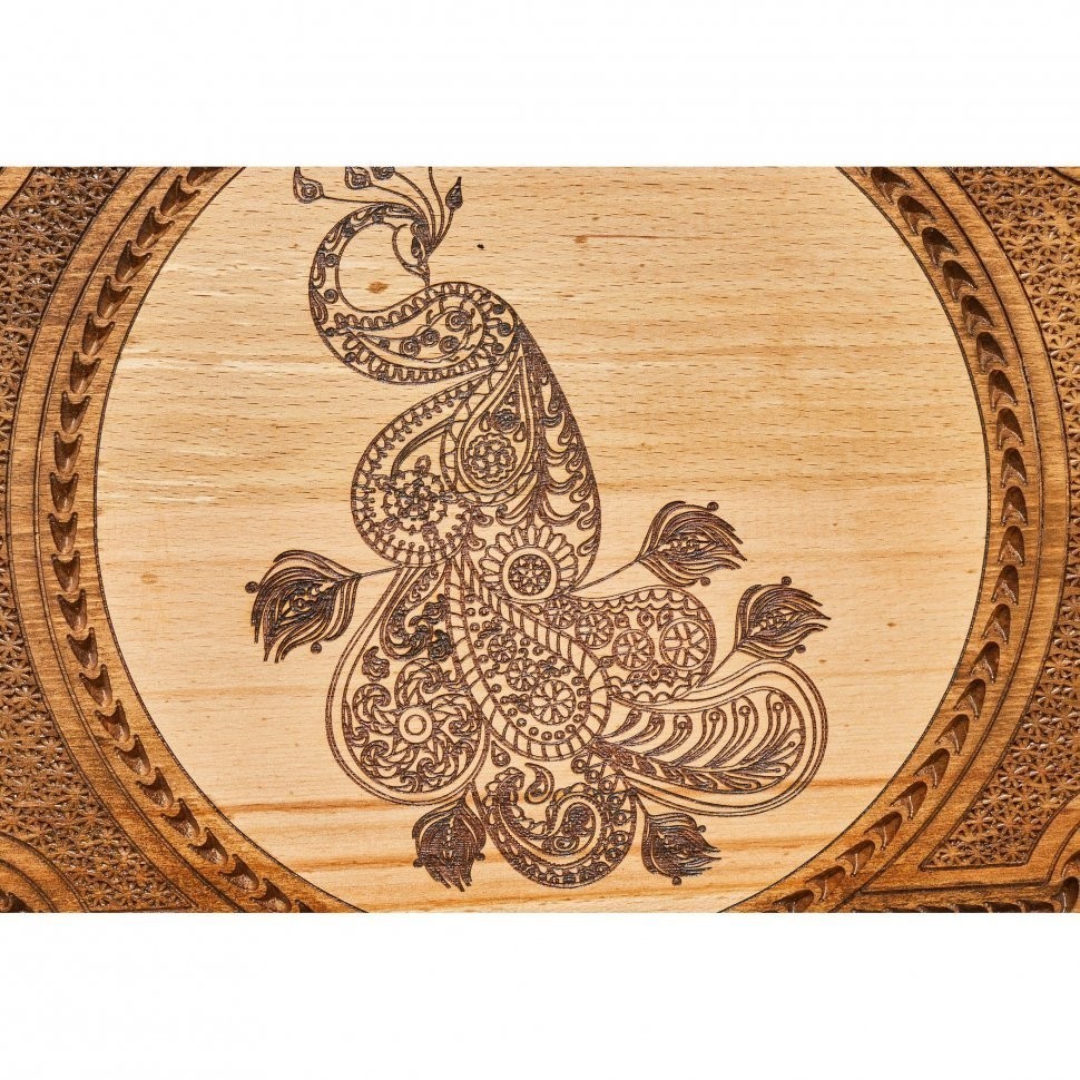 Нарды резные "Павлин" 60, Zakaryan (28355)