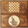 Нарды резные "Павлин" 60, Zakaryan (28355)