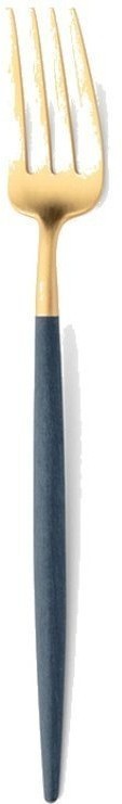Вилка десертная GO.07BLEGB, нержавеющая сталь 18/10, композитный материал, blue/gold, CUTIPOL