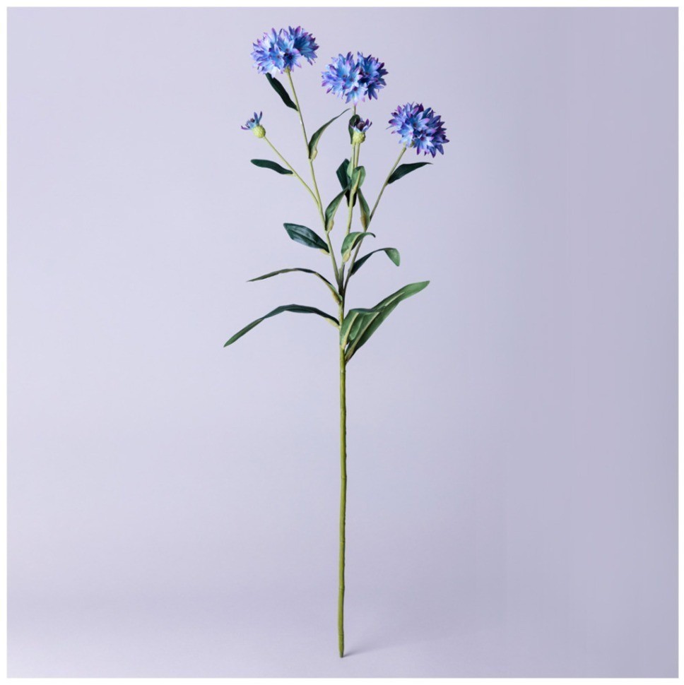 Цветок искусственный "василек" высота=64см. Lefard (287-544)
