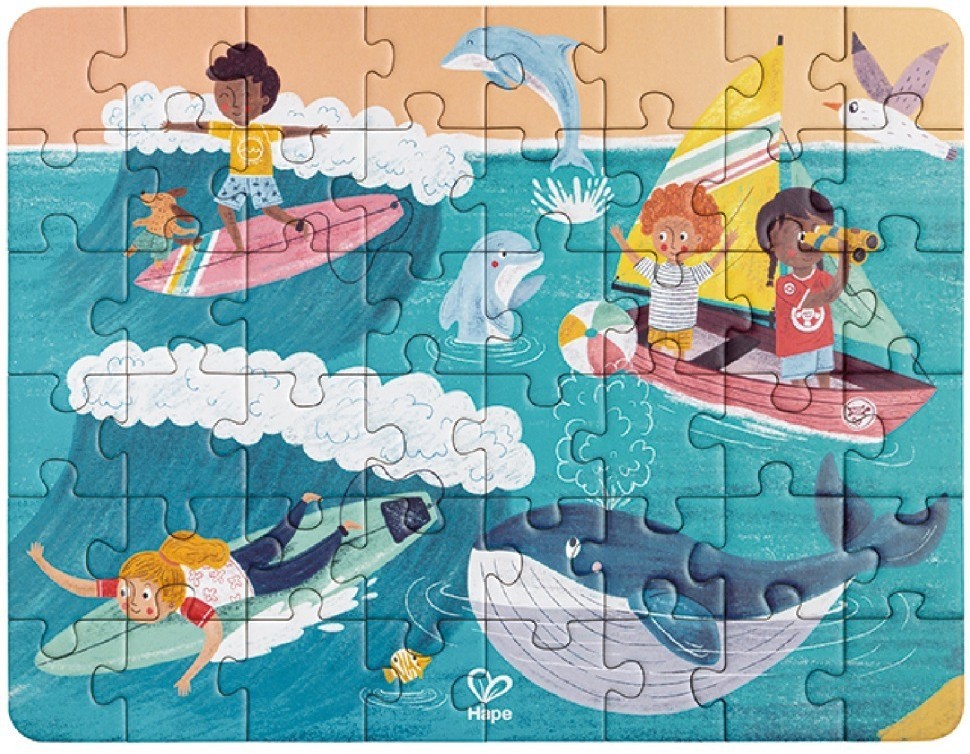 Пазл для детей "Океанические друзья", серия "Умняша", 3в1, 156 элементов (E1645_HP)