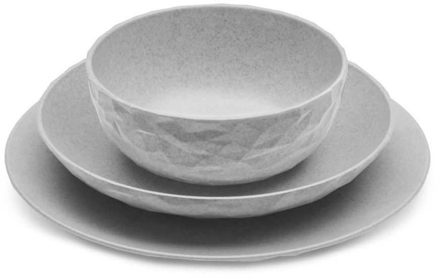 Тарелка глубокая club, organic, D22 см, розовая (64419)