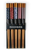 Палочки для еды набор 5 пар A26-T107, бамбук, Multicolor, ROOMERS TABLEWARE