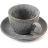 Блюдце E608-C-04105/C, 14.5 см, каменная керамика, grey, ROOMERS TABLEWARE