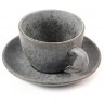 Блюдце E608-C-04105/C, 14.5 см, каменная керамика, grey, ROOMERS TABLEWARE