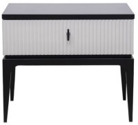 Тумбочка прикроватная Este черно/серая 50*40*50см (TT-00012116)