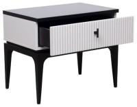 Тумбочка прикроватная Este черно/серая 50*40*50см (TT-00012116)