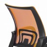 Кресло оператора Brabix Fly MG-396 ткань/сетка черно-оранжевое 532084 (84678)