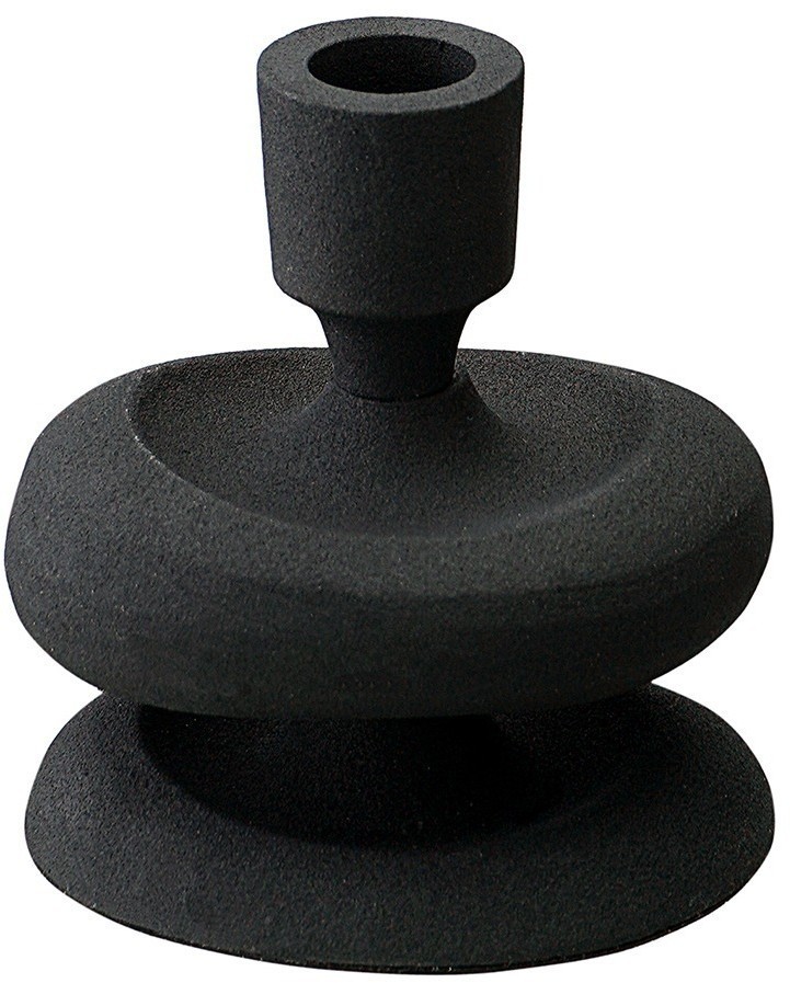 Подсвечник vivlend, 12 см, черный (76297)