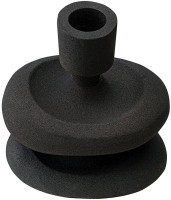 Подсвечник vivlend, 12 см, черный (76297)