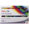 Пастель масляная художественная Pentel Oil Pastels 50 цветов круглое сечение PHN4-50/181304 (64977)