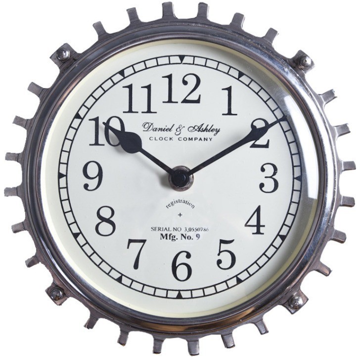 Часы 45-382-24, металл, стекло, chrom, ROOMERS FURNITURE