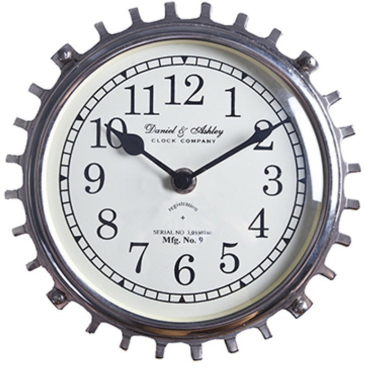 Часы 45-382-24, металл, стекло, chrom, ROOMERS FURNITURE