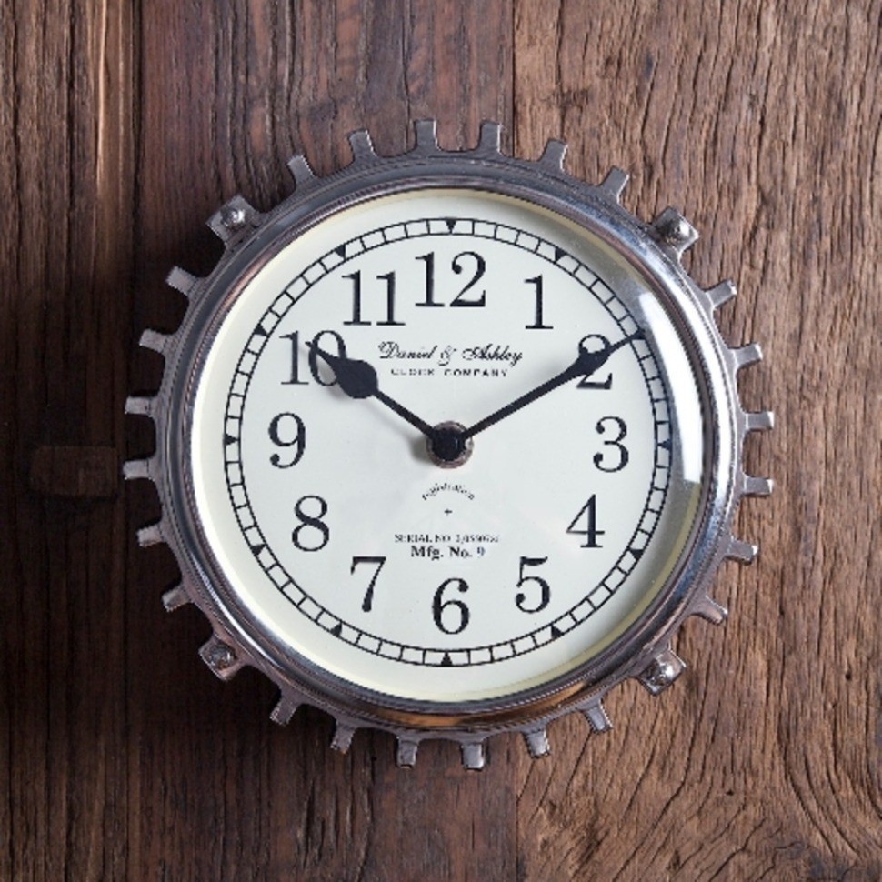 Часы 45-382-24, металл, стекло, chrom, ROOMERS FURNITURE