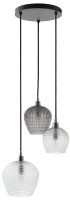 Светильник подвесной каскадный aurora, D50 см, серый/прозрачный (76565)