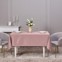 Скатерть 145х220см серый теплый  евроуголок 100% полиэстер SANTALINO (805-028-21)