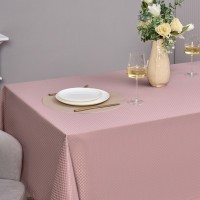 Скатерть 145х220см серый теплый  евроуголок 100% полиэстер SANTALINO (805-028-21)