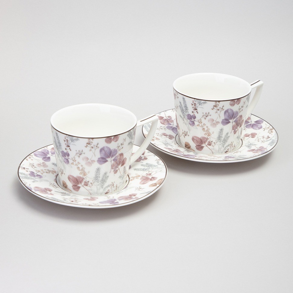 Чайный набор lefard "blossom" на 2 пер. 4 пр. 250 мл (165-603)