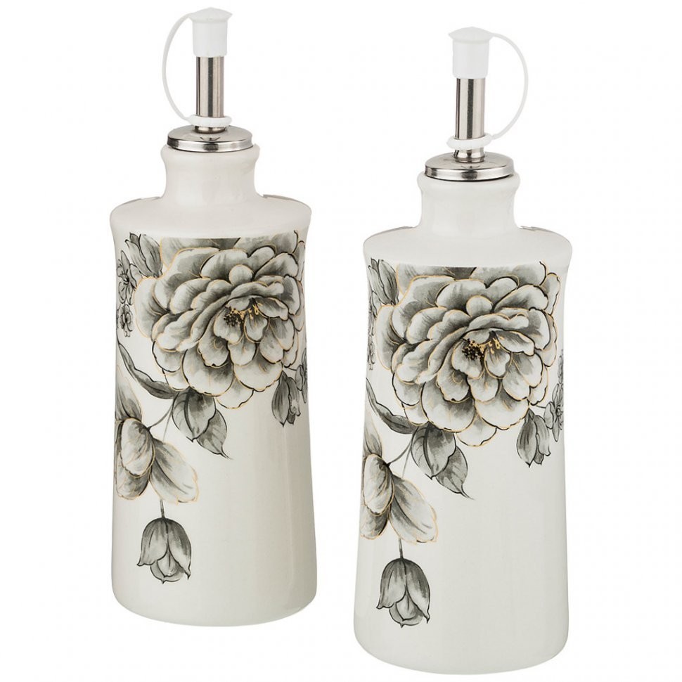 Набор для масла/уксуса "вдохновение" 2пр. 6,5*6,5 см. высота=14,5 см. / 300 мл. Agness (358-1570)