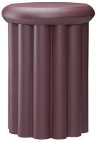 Столик приставной vivlend, D37 см, сливовый (76330)