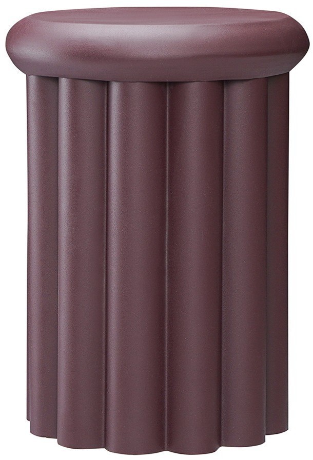 Столик приставной vivlend, D37 см, сливовый (76330)