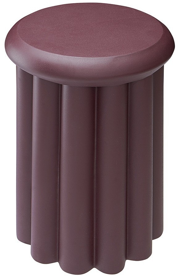 Столик приставной vivlend, D37 см, сливовый (76330)