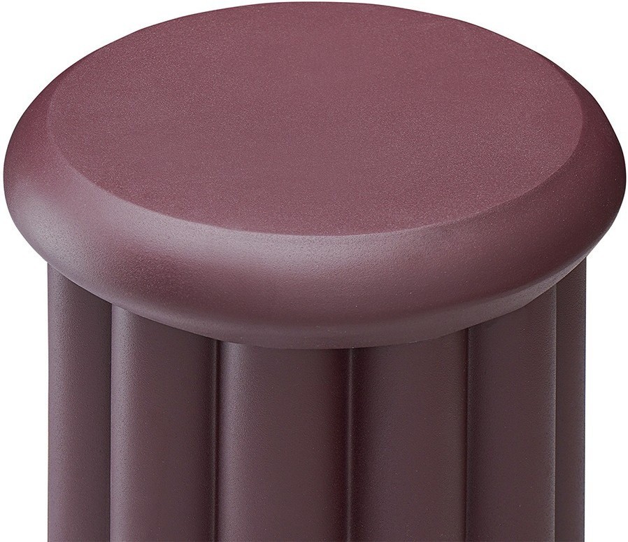 Столик приставной vivlend, D37 см, сливовый (76330)