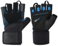 Перчатки для фитнеса STARFIT WG-201, черный/синий (2119232)