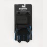 Перчатки для фитнеса STARFIT WG-201, черный/синий (2119232)