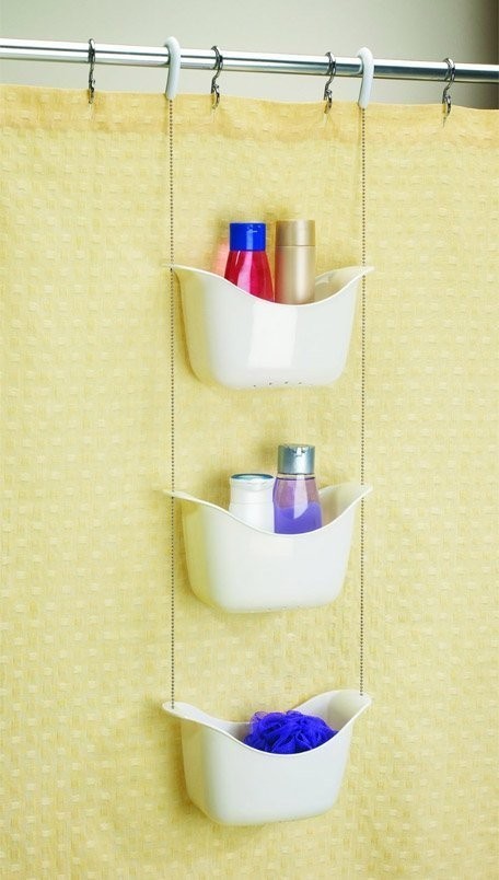 Органайзер для душа bask, белый/никель (41637)