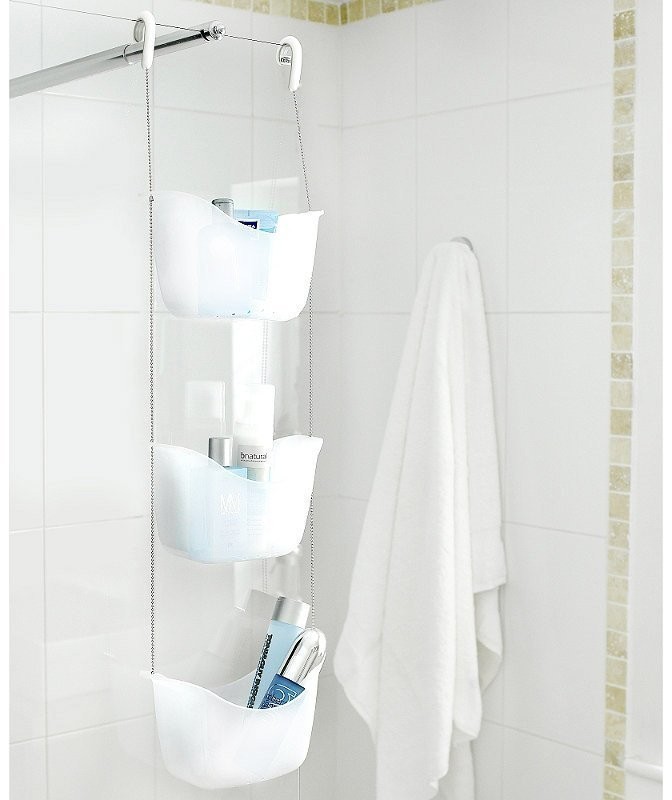 Органайзер для душа bask, белый/никель (41637)