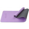 Коврик для йоги и фитнеса STARFIT FM-201, TPE, 183x61x0,6 см, фиолетовый пастель/серый (2103980)